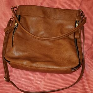 Purse Brown Vegan Leather